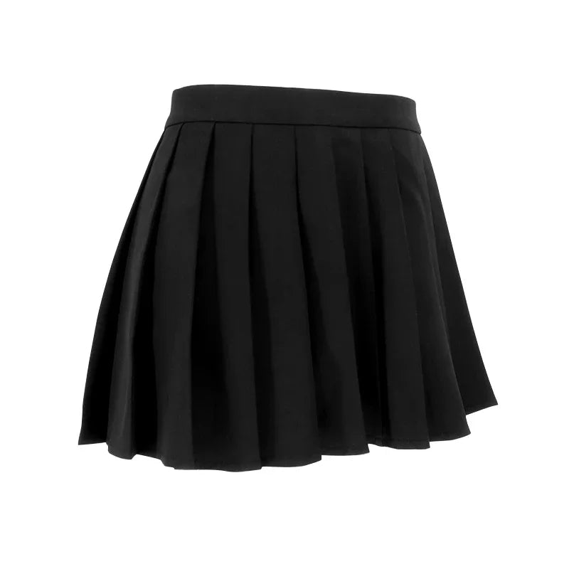 Saia Mini Feminina Preta – Casual e Versátil