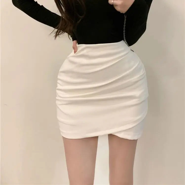Saia Plissada Feminina Cintura Alta – Slim e Moderna
