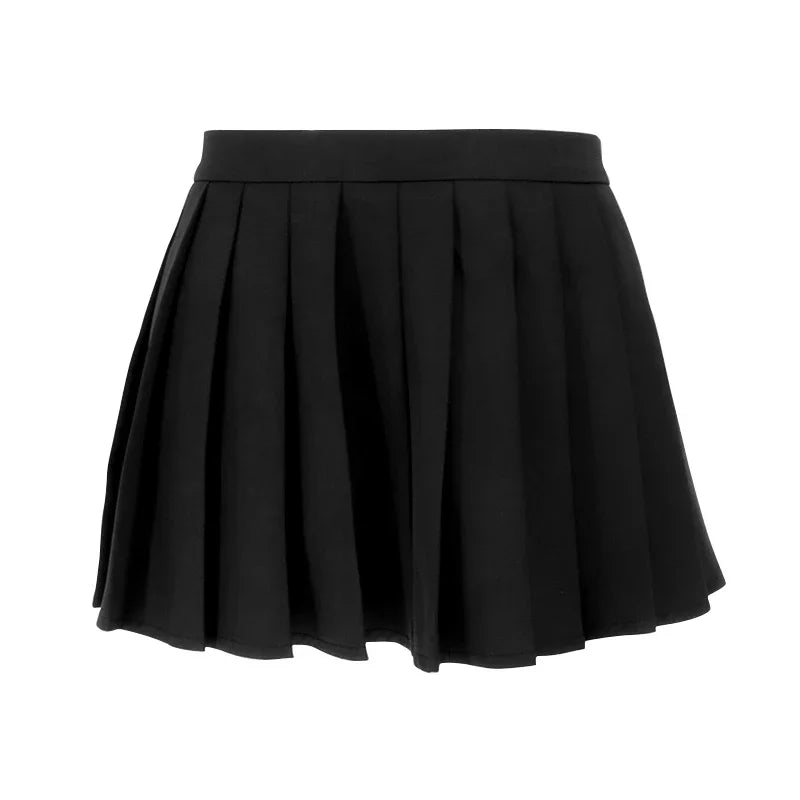 Saia Mini Feminina Preta – Casual e Versátil