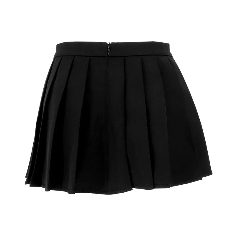 Saia Mini Feminina Preta – Casual e Versátil