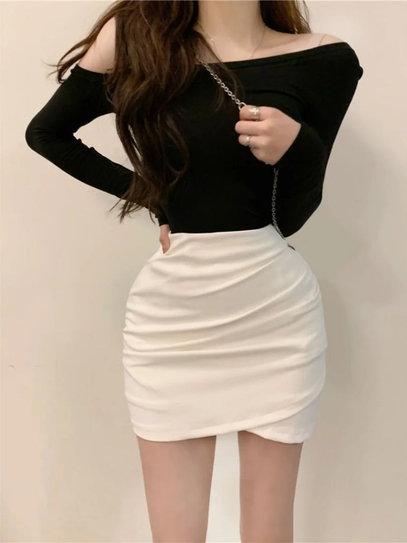 Saia Plissada Feminina Cintura Alta – Slim e Moderna
