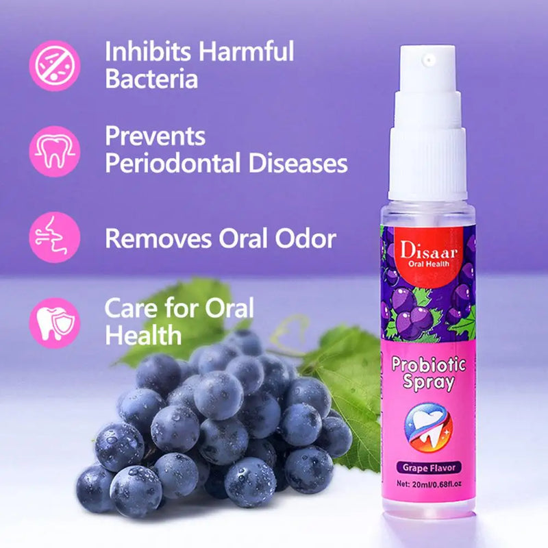 Refrescante de Limão e Uva – Hálito Fresco e Saúde Oral